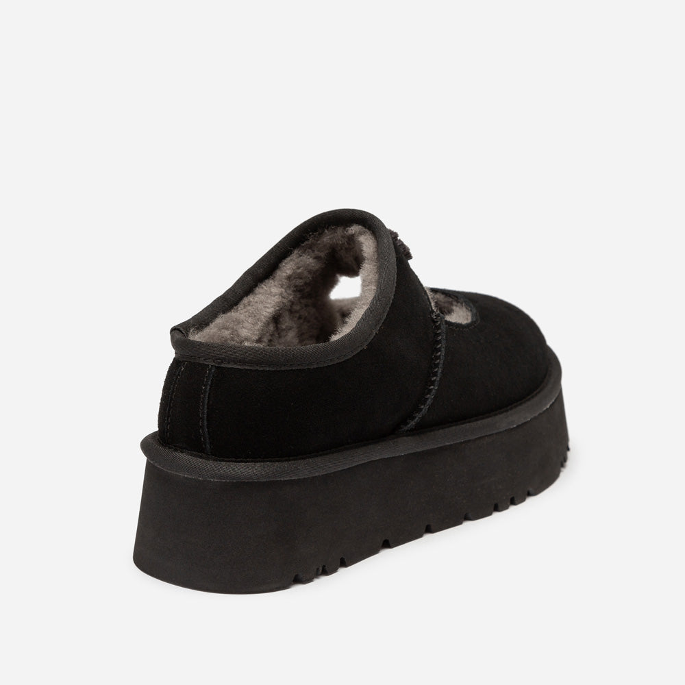 Ugg Mary Jane Emb Logo Platform-Women Moccasins Loafers-PEROZ Accessories