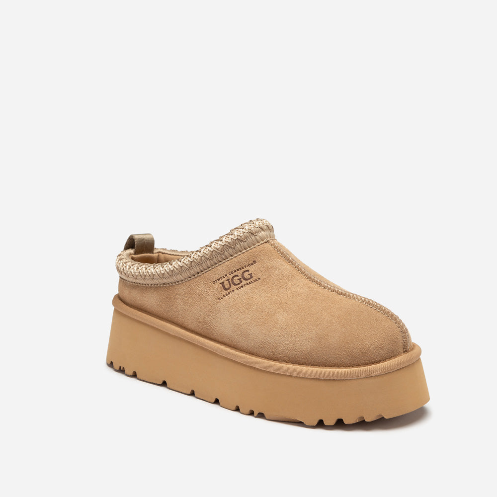 Ugg Sydney Spring Platform Slipper (Water Resistant) (Detachable Wool Insole)-Women Slippers-PEROZ Accessories