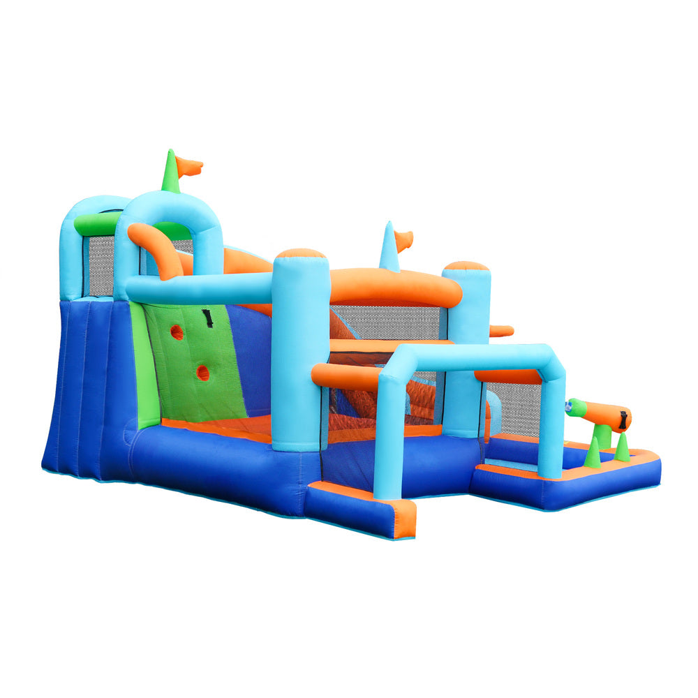 AirMyFun 9-IN-1 Inflatable Water Park with Soccer Goal Post-Inflatable Toys-PEROZ Accessories