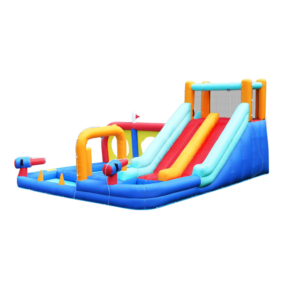 Doctor Dolphin 10-IN-1 Inflatable Water Park Dual Slides-Inflatable Toys-PEROZ Accessories