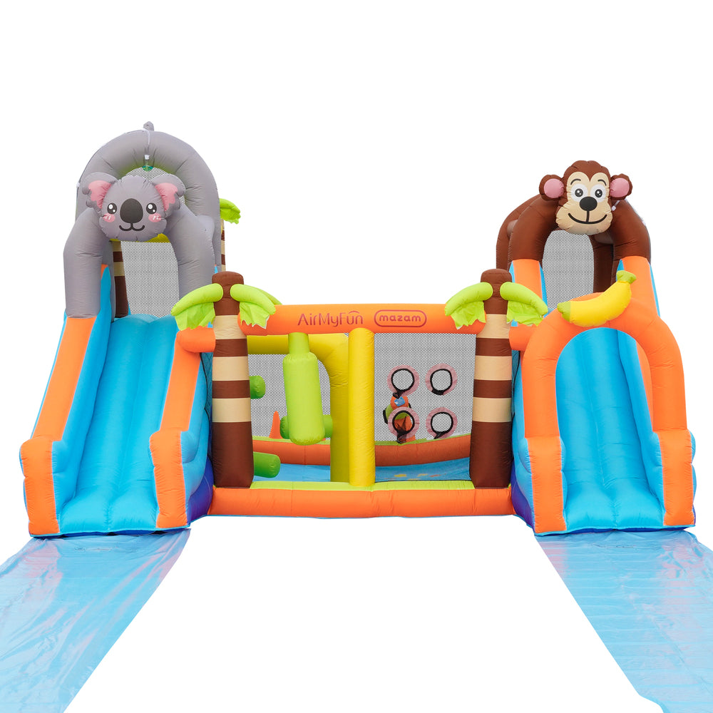 AirMyFun 12 Play Zones Inflatable Animal Theme Jumping Castle-Inflatable Toys-PEROZ Accessories
