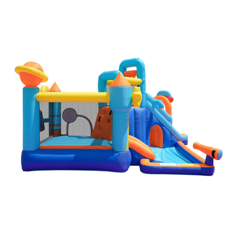 AirMyFun 12 Play Zones Inflatable Trampoline Castle Space Theme-Inflatable Toys-PEROZ Accessories