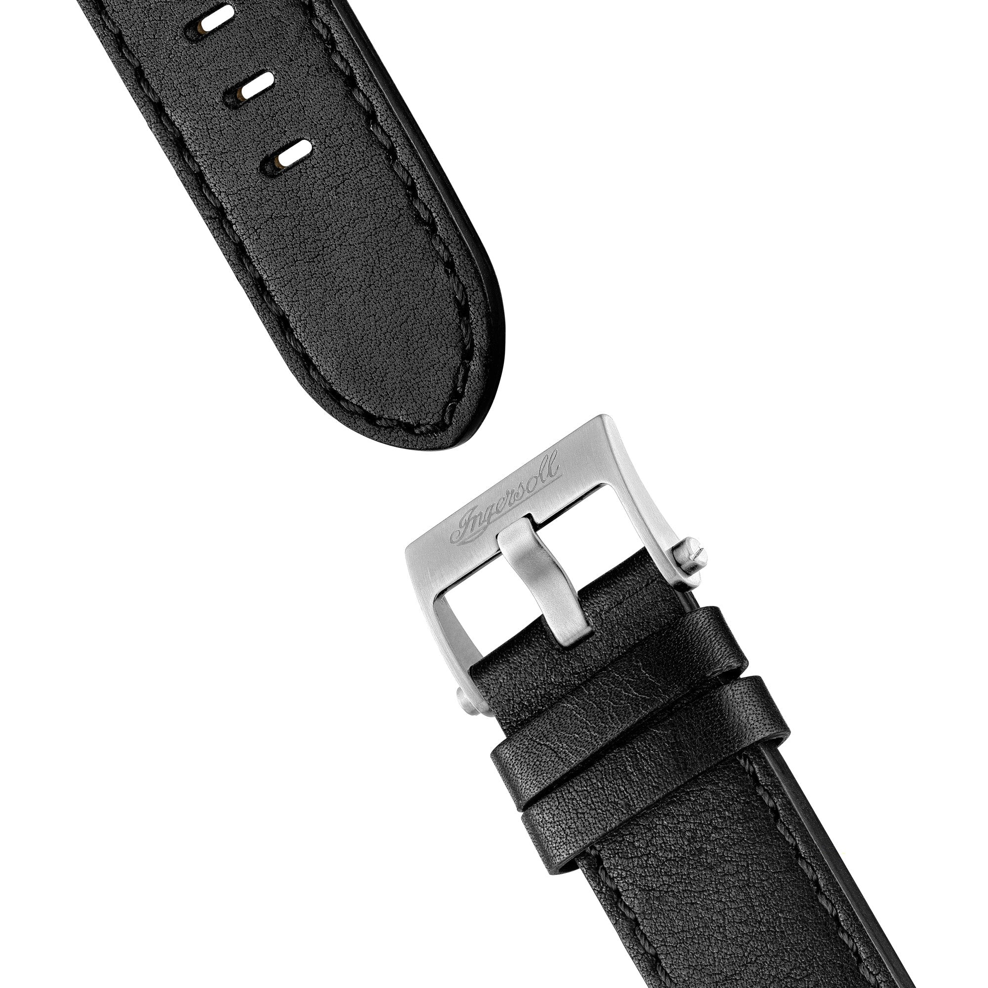 Ingersoll The Freestyle Automatic Black Leather Strap Watch-PEROZ Accessories