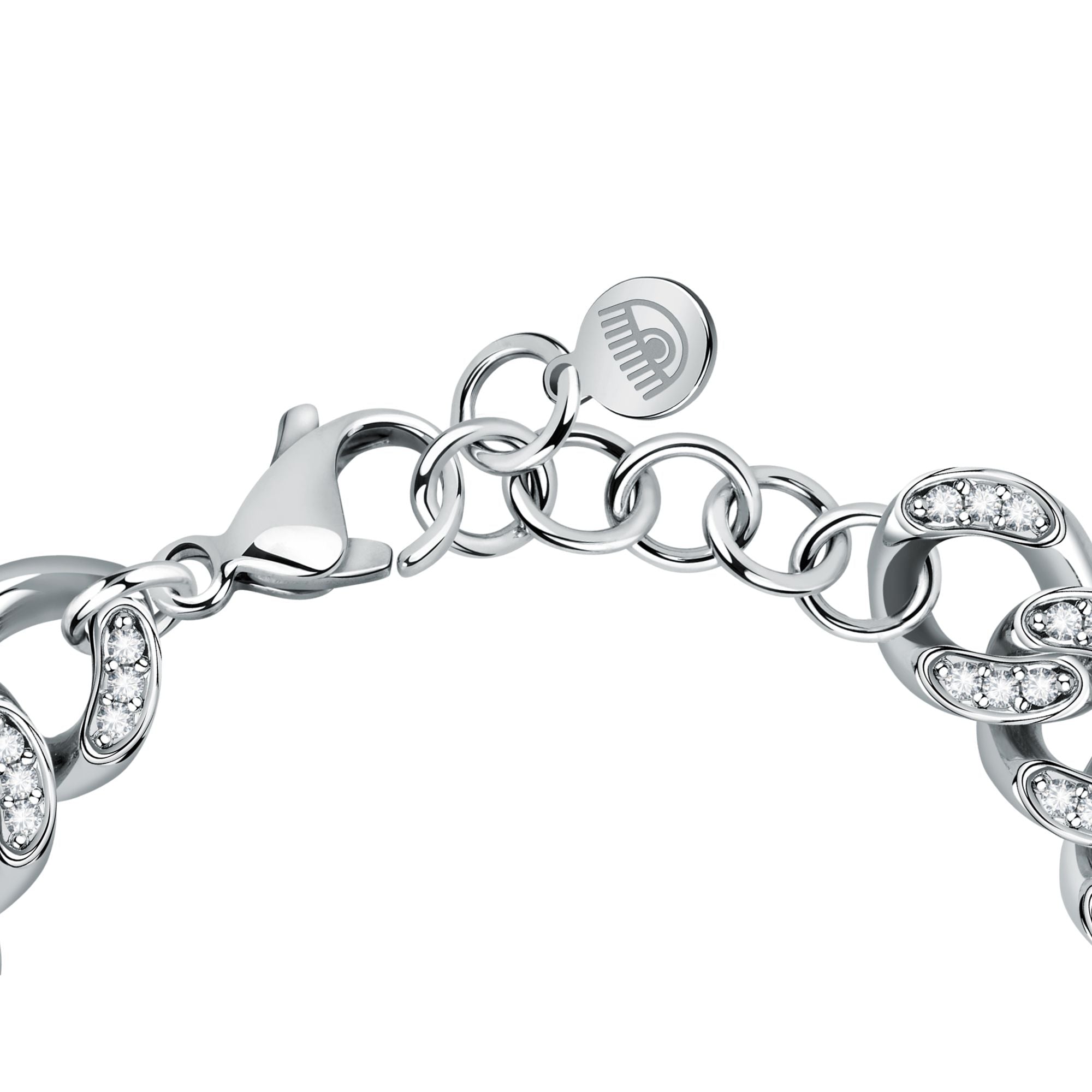 Chiara Ferragni Chain Collection Full Pave Bracelet-Bracelets-PEROZ Accessories