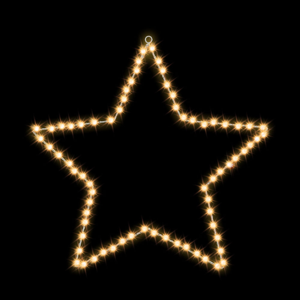 Jingle Jollys Christmas Lights 50cm Star 70 LED Xmas Decorations-Occasions > Christmas > Outdoor Decorations & Lights-PEROZ Accessories