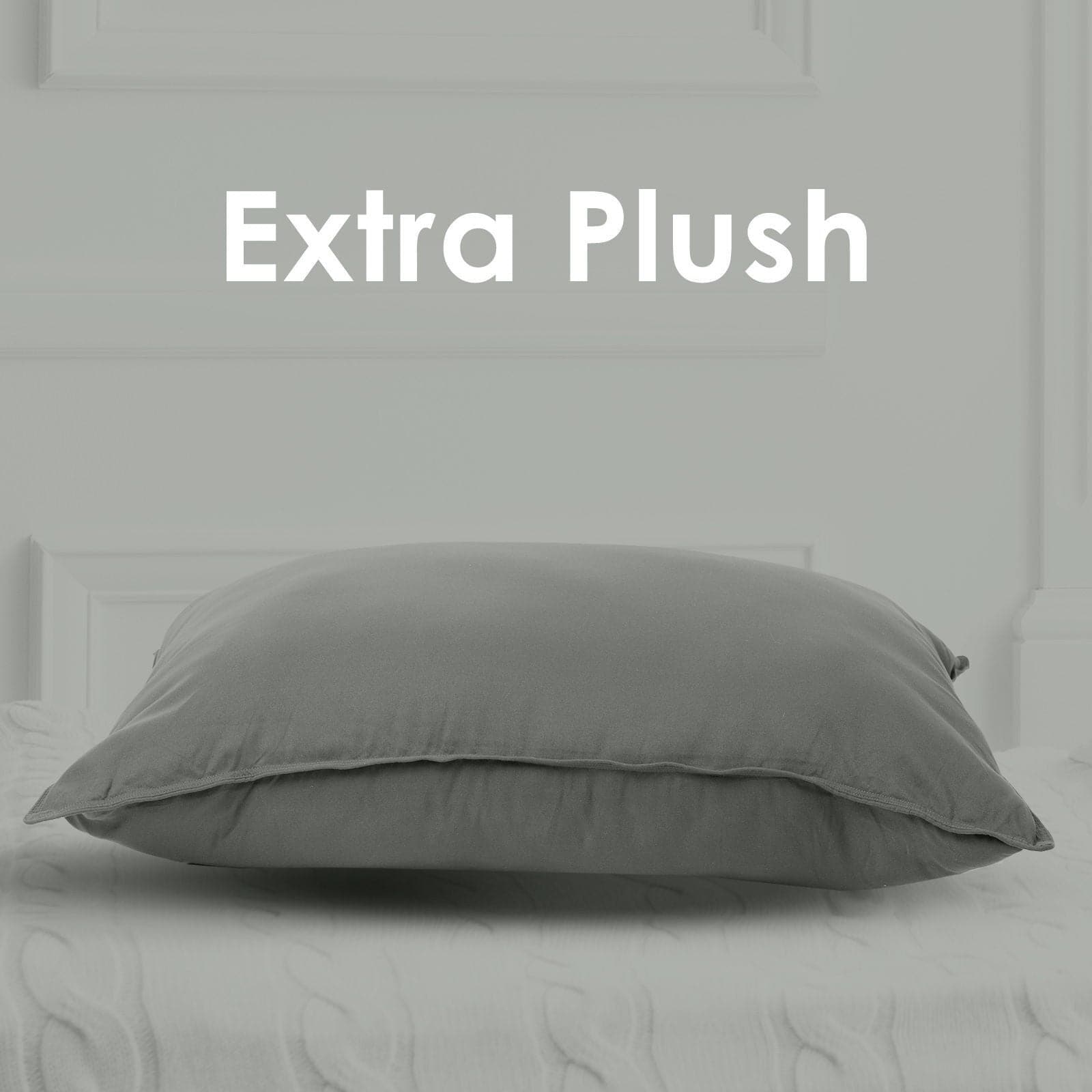 2 x Royal Comfort Bamboo Pillows Hotel Quality Luxury Pack-Bedding-PEROZ Accessories