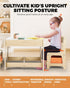 Oikiture Kids Table and Chairs Set Activity Play Study Desk Toys Storage Box-Kid Table Sets-PEROZ Accessories