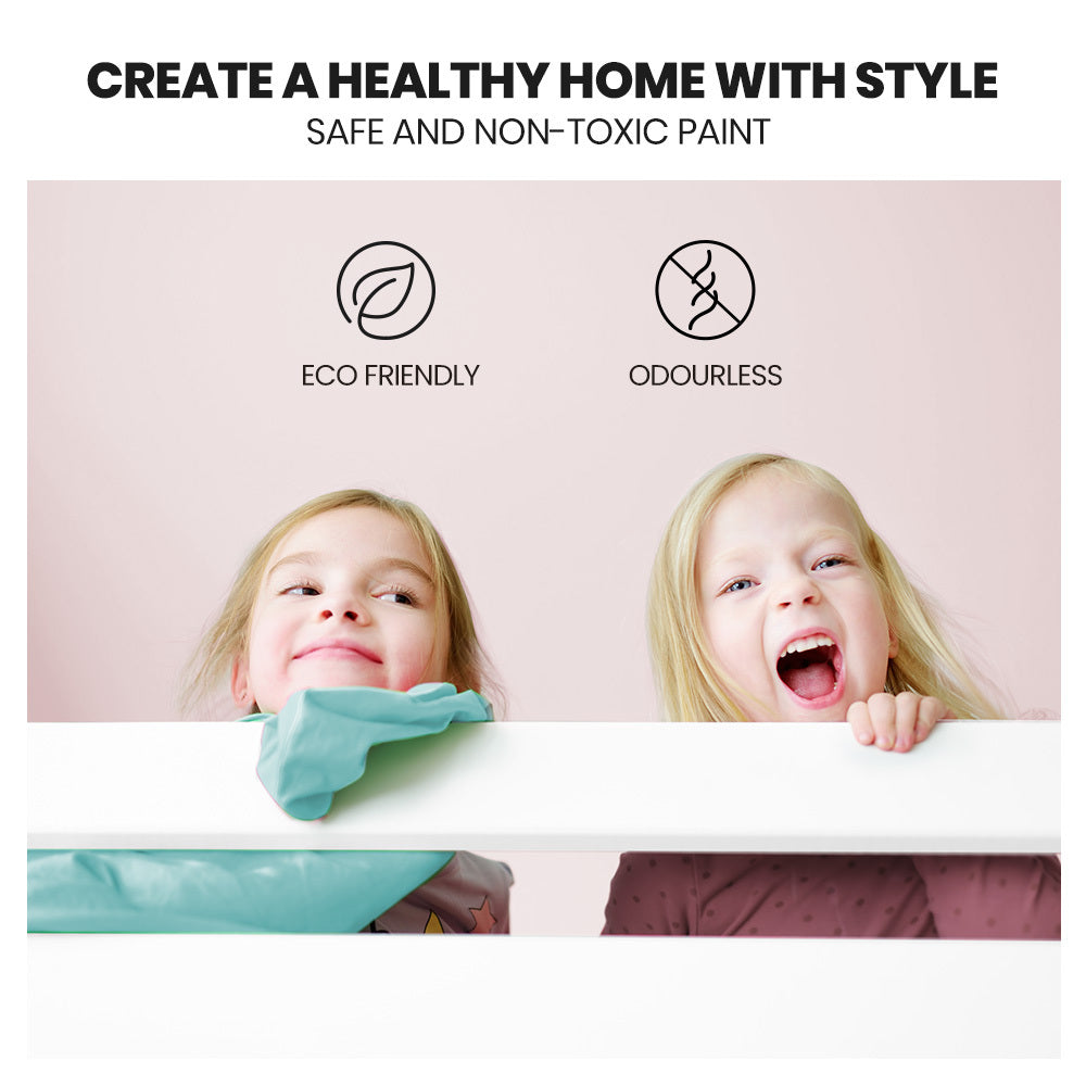 KINGSTON SLUMBER Wooden Kids Single Loft Bed Frame with Pull Out Desk, Storage Drawers - White-Furniture > Bedroom > Beds & Bed Frames-PEROZ Accessories