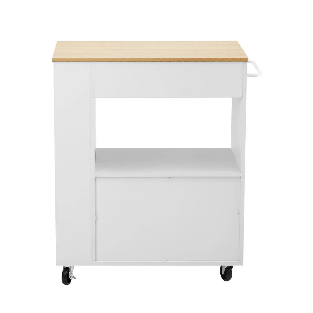 Oikiture Kitchen Island Trolley Rolling Serving Cart-Kitchen Trolley-PEROZ Accessories