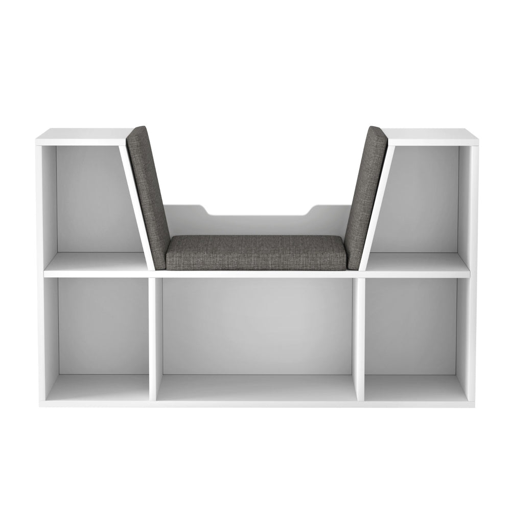 Keezi Kids Bookshelf Bookcase Toys Box Shelves Storage Cabinet Container Children Organiser-Baby & Kids > Kid&