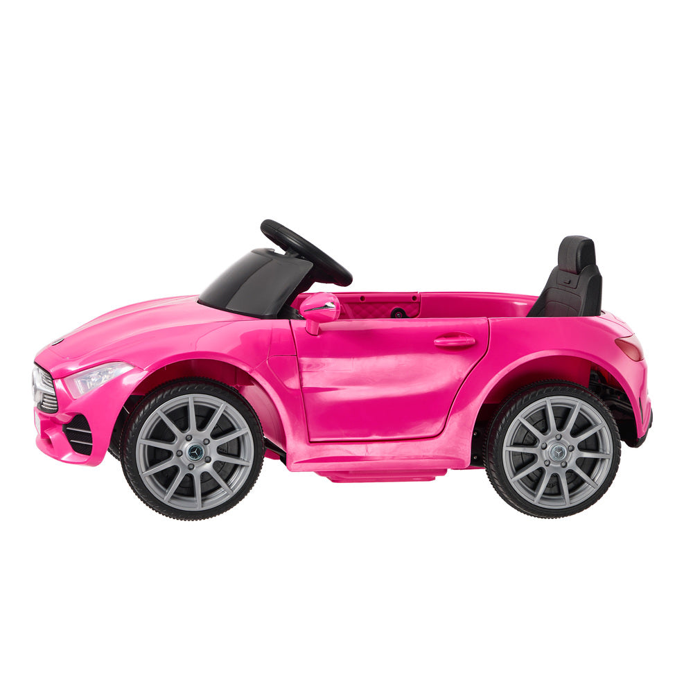Kids Ride On Car 12V Mercedes-Benz Licensed Remote Control Toy Pink-Ride On Car-PEROZ Accessories