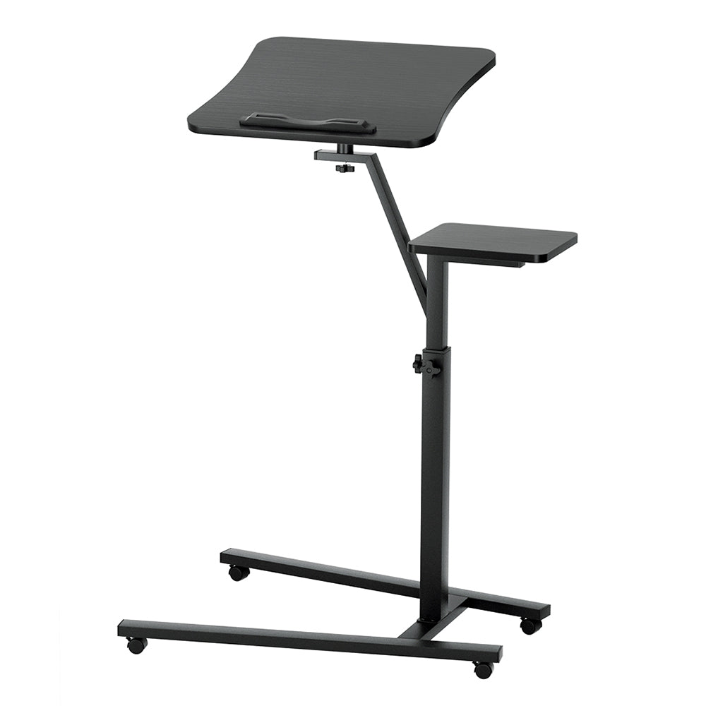 Artiss Laptop Desk Computer Table Height Adjustable Tiltable Mouse Board Black-Furniture > Office-PEROZ Accessories