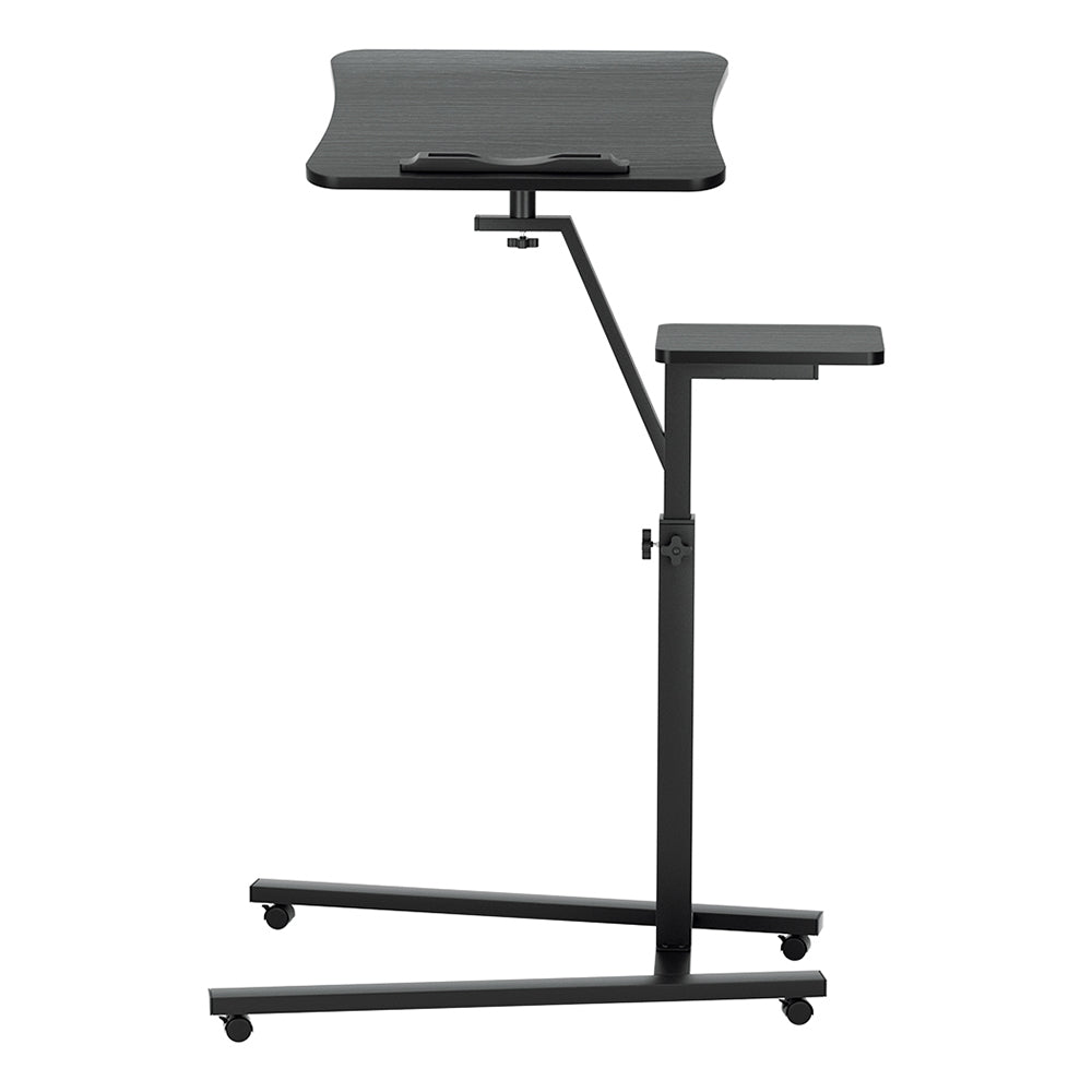 Artiss Laptop Desk Computer Table Height Adjustable Tiltable Mouse Board Black-Furniture > Office-PEROZ Accessories