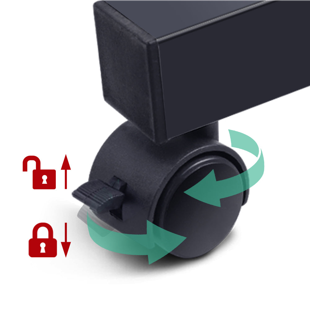 Artiss Laptop Desk Table Adjustable 60CM Black-Furniture > Office-PEROZ Accessories