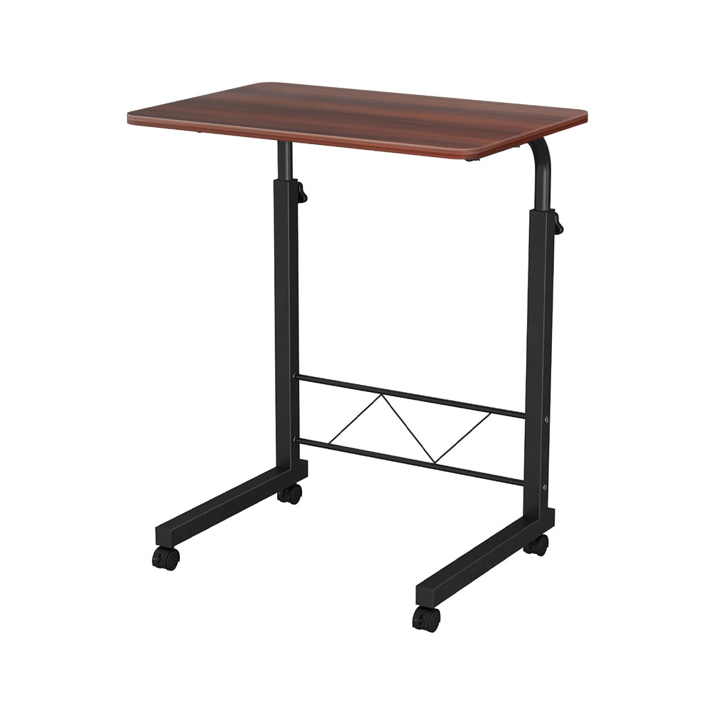 Artiss Laptop Desk Table Adjustable 60CM Dark Wood-Furniture > Office-PEROZ Accessories