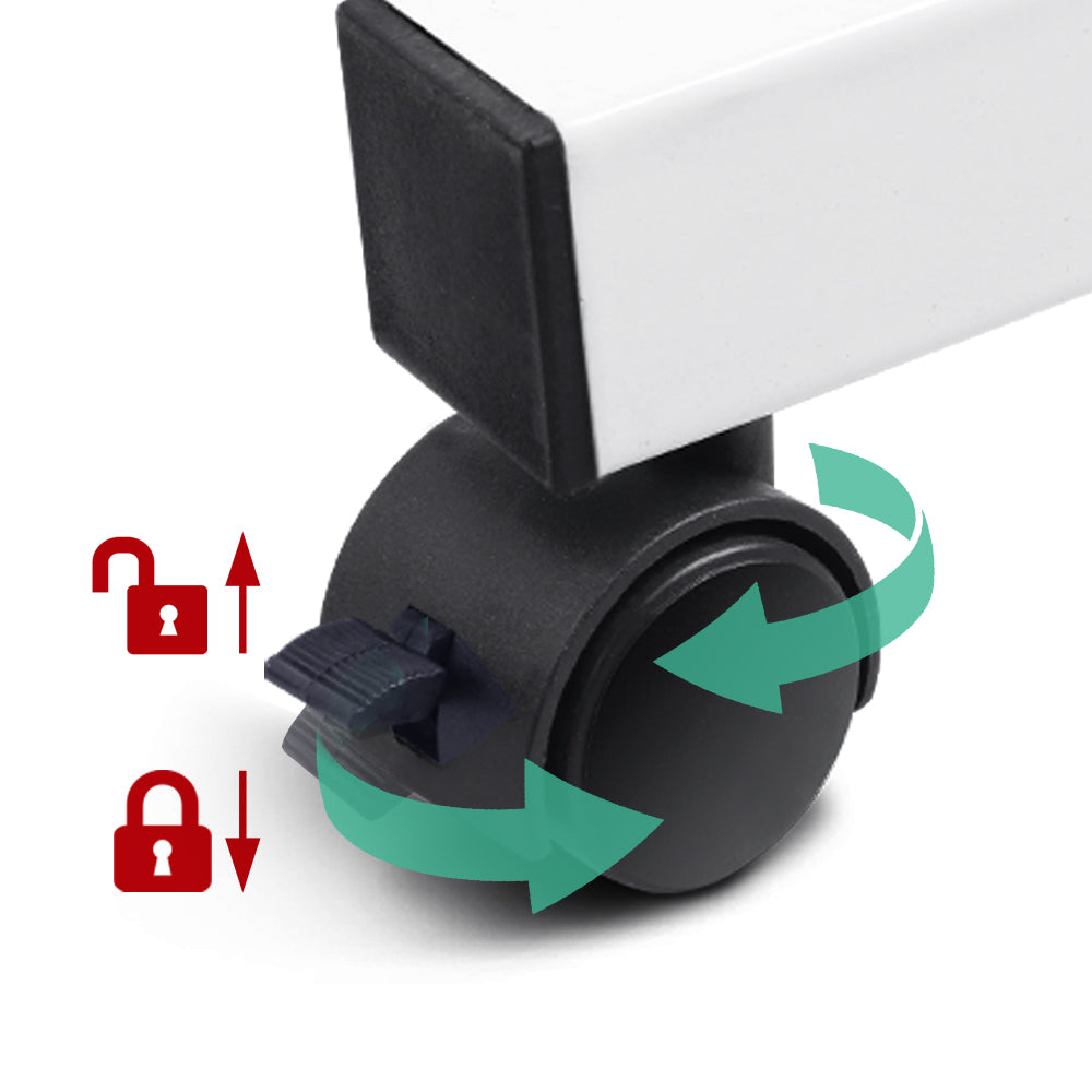 Artiss Laptop Desk Table Adjustable 60CM White-Furniture > Office-PEROZ Accessories