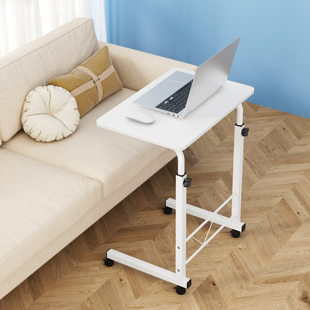 Artiss Laptop Desk Table Adjustable 60CM White-Furniture > Office-PEROZ Accessories