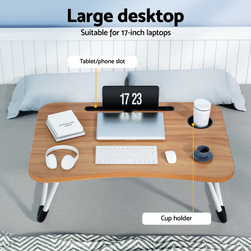 Laptop Desk Table Foldable Stand Lap Tray Sofa Bed Portable Adjustable Desks-Electronics > Computer Accessories > Laptop Stands-PEROZ Accessories