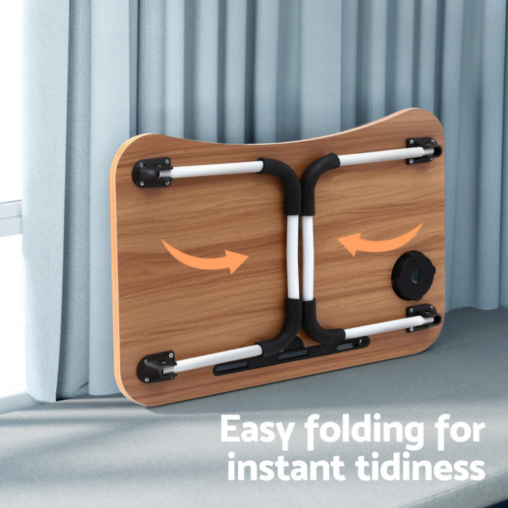 Laptop Desk Table Foldable Stand Lap Tray Sofa Bed Portable Adjustable Desks-Electronics > Computer Accessories > Laptop Stands-PEROZ Accessories