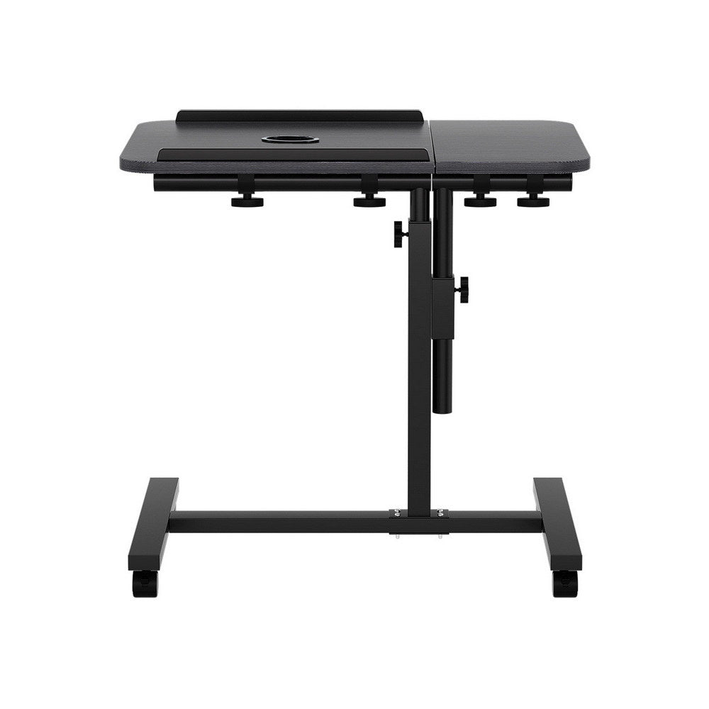 Artiss Laptop Desk Table Fan Cooling Black 60CM-Furniture > Office-PEROZ Accessories