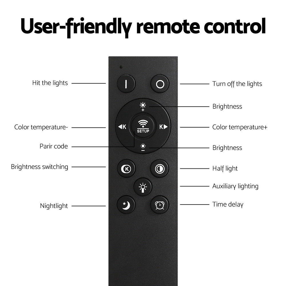 Artiss LED Floor Lamp Remote Adjustable Light Stand Home Living Room Reading-Furniture > Bedroom-PEROZ Accessories