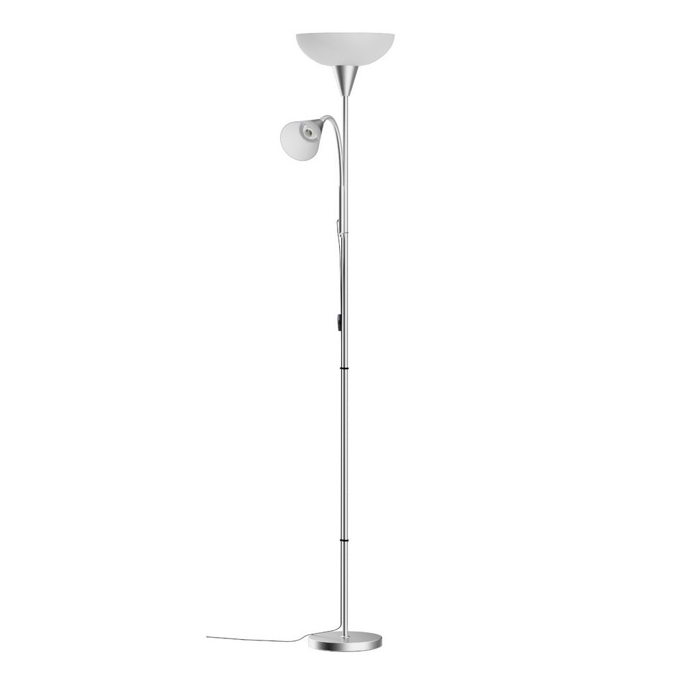Artiss Floor Lamp Mother and Child Modern Home Living Room Office Reading Silver-Home & Garden > Lighting > Floor Lamps-PEROZ Accessories