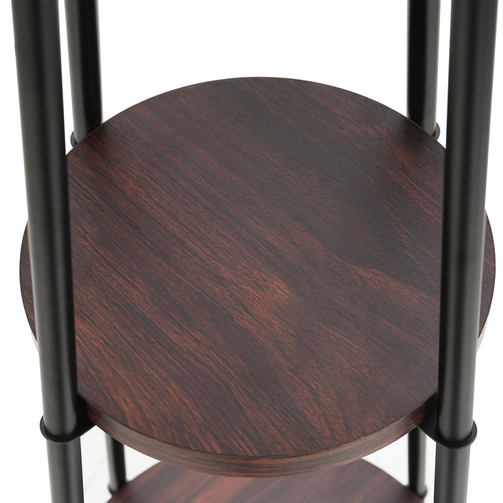 Artiss Floor Lamp 2 Tier Shelf Storage LED Light Stand Home Living Room Upright-Furniture > Bedroom-PEROZ Accessories