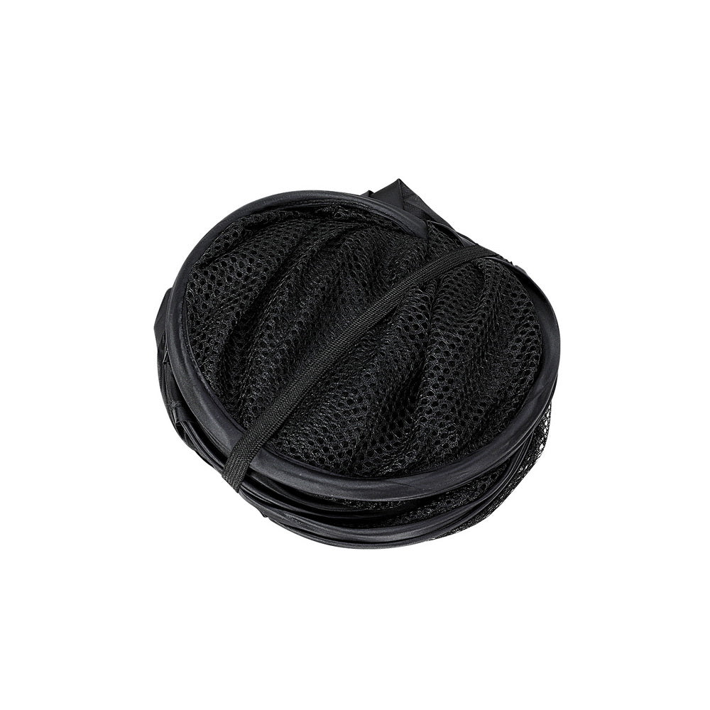 Artiss 2X Laundry Basket Hamper Foldable Black-Furniture > Bathroom-PEROZ Accessories