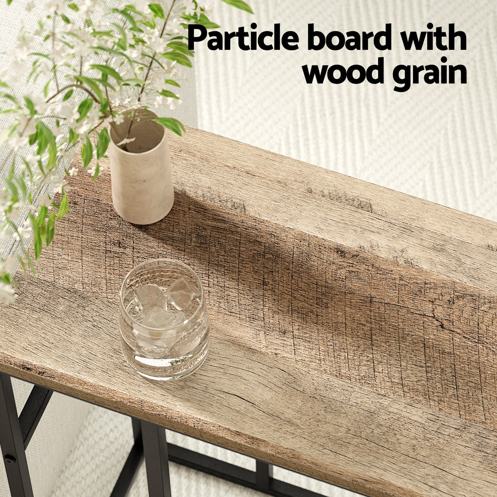 Artiss Coffee Table Side Table Walnut Anika-Furniture > Living Room-PEROZ Accessories