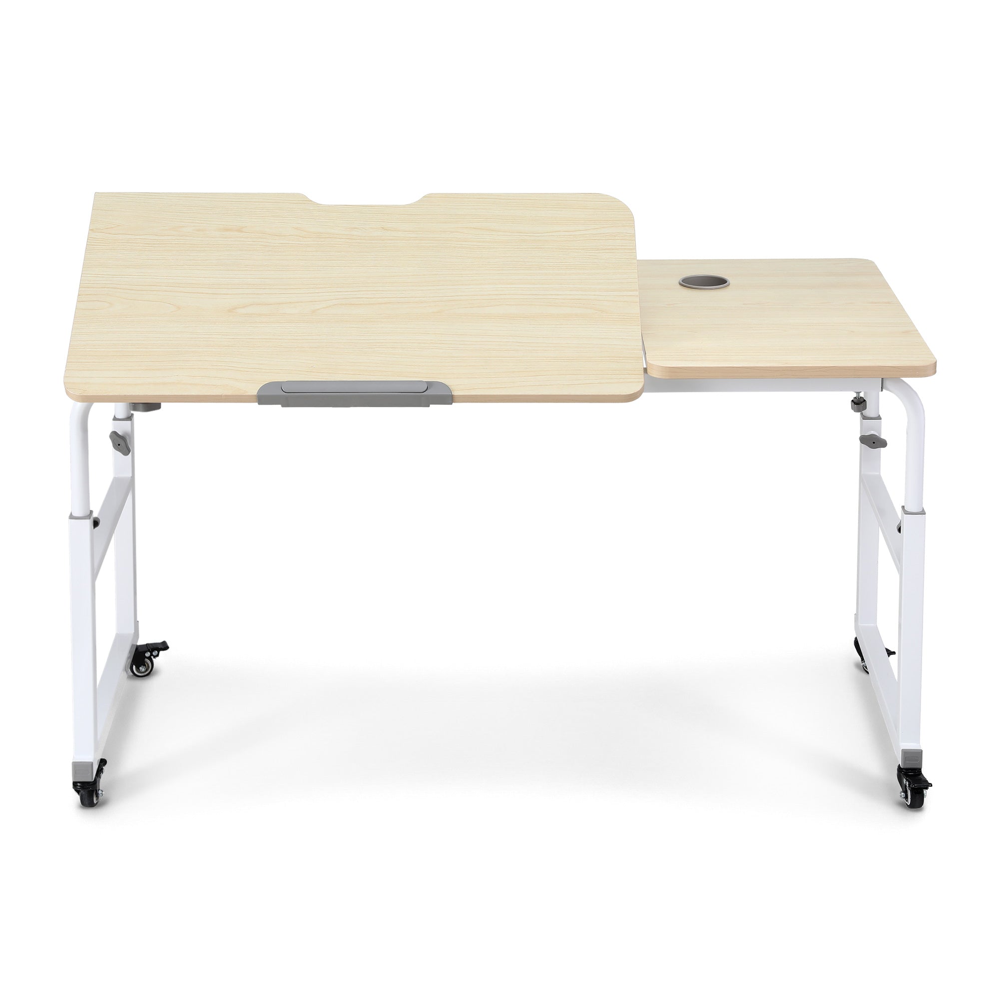 Artiss Mobile Laptop Desk Overbed Table Adjustable Computer Stand Bedside Cart-Electronics > Computers & Tablets > Desktops & Accessories-PEROZ Accessories