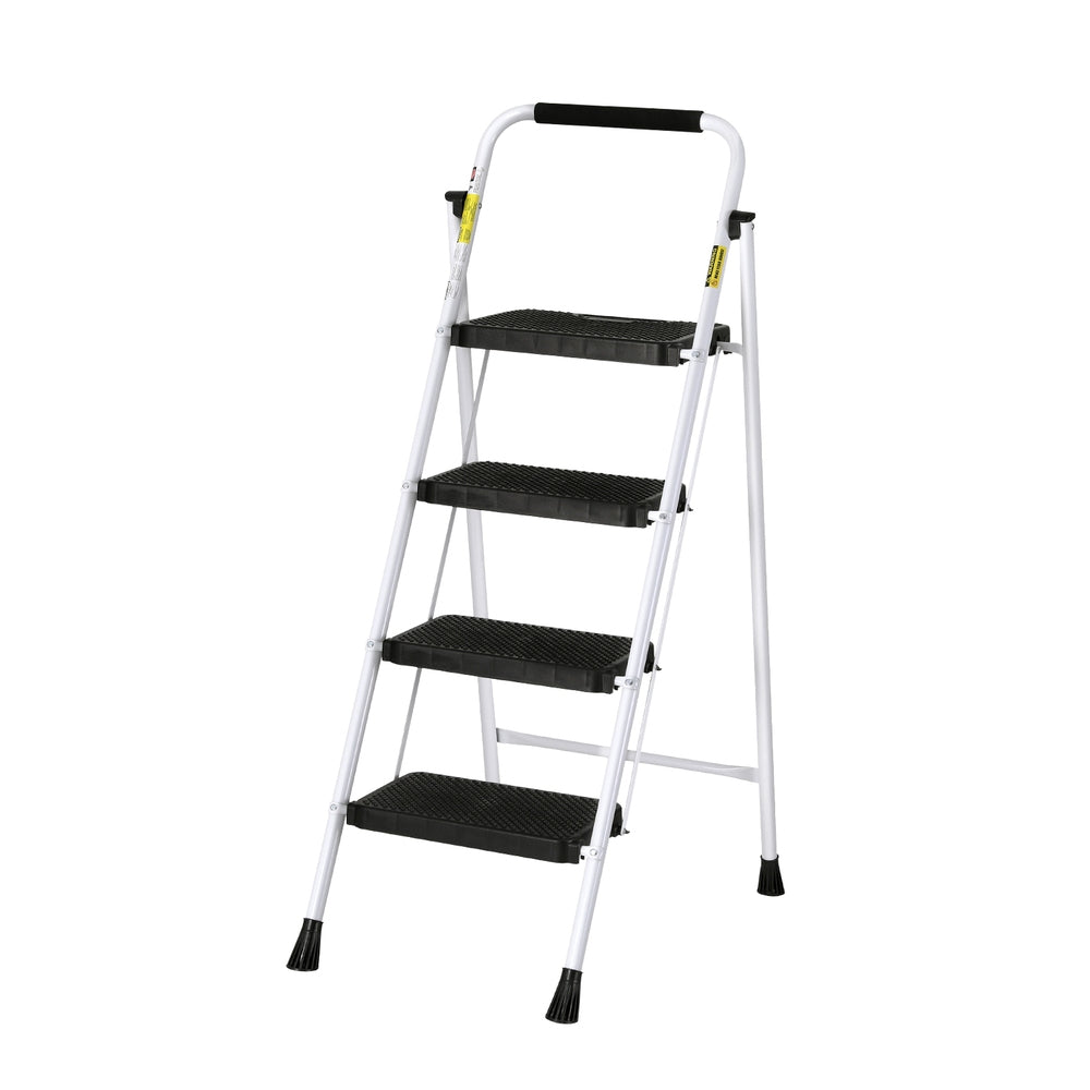 Giantz 4 Step Ladder Multi-Purpose Folding Steel Light Weight Platform-Tools > Industrial Tools > Ladders & Scaffolding-PEROZ Accessories