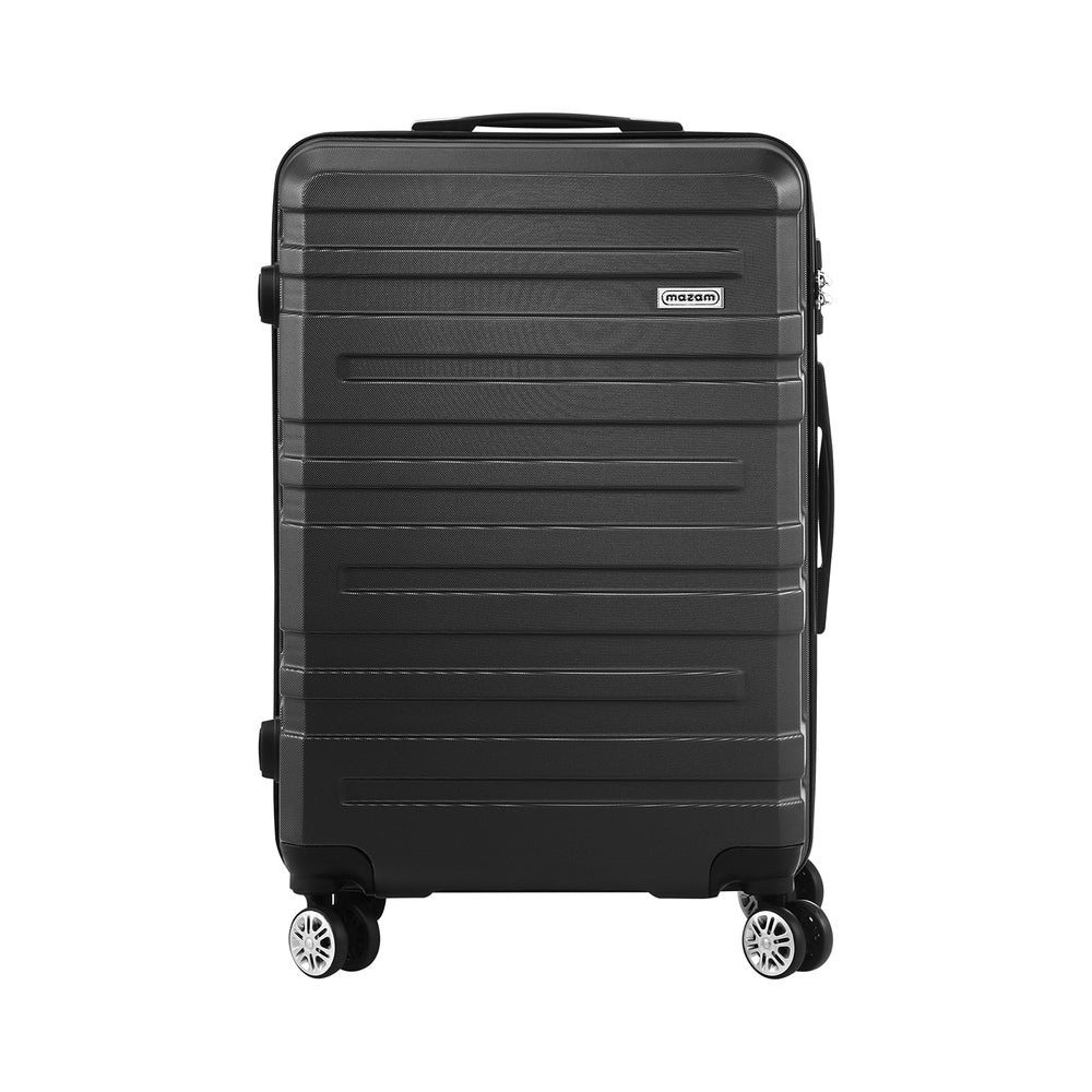 Mazam 28" Luggage Suitcase Trolley Set Travel TSA Lock Storage Hard Case Black-Luggage-PEROZ Accessories