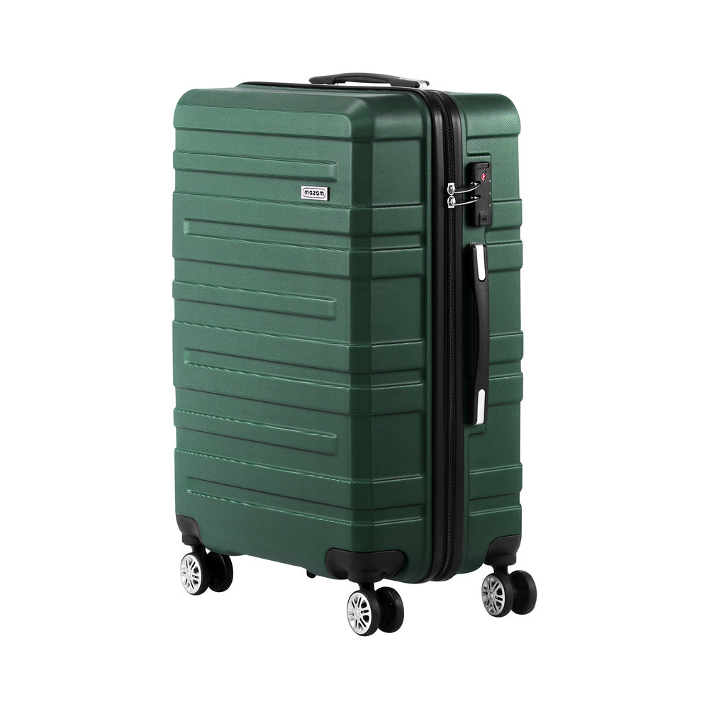 Mazam 28" Luggage Suitcase Trolley Set Travel TSA Lock Storage Hard Case Green-Luggage-PEROZ Accessories