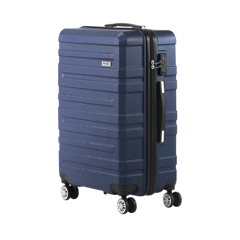Mazam 28" Luggage Suitcase Trolley Set Travel TSA Lock Storage Hard Case Navy-Luggage-PEROZ Accessories