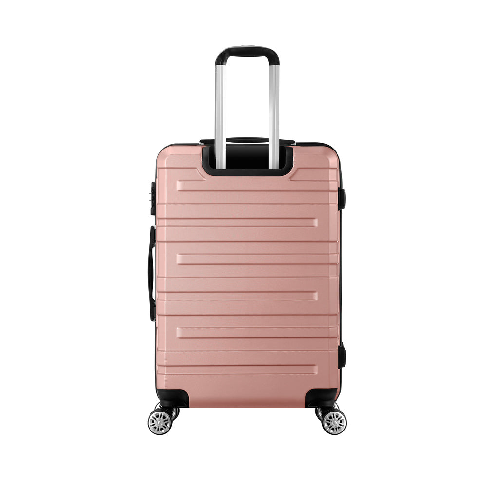 Mazam 28" Luggage Suitcase Trolley Set Travel TSA Lock Pink-Luggage Sets-PEROZ Accessories