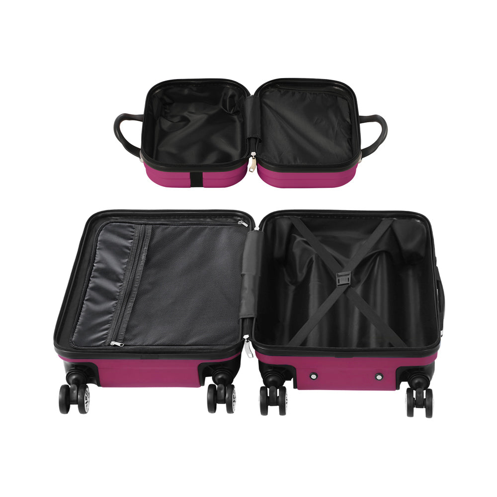 Mazam 28" Luggage Suitcase Trolley Set Travel TSA Lock Red-Luggage Sets-PEROZ Accessories