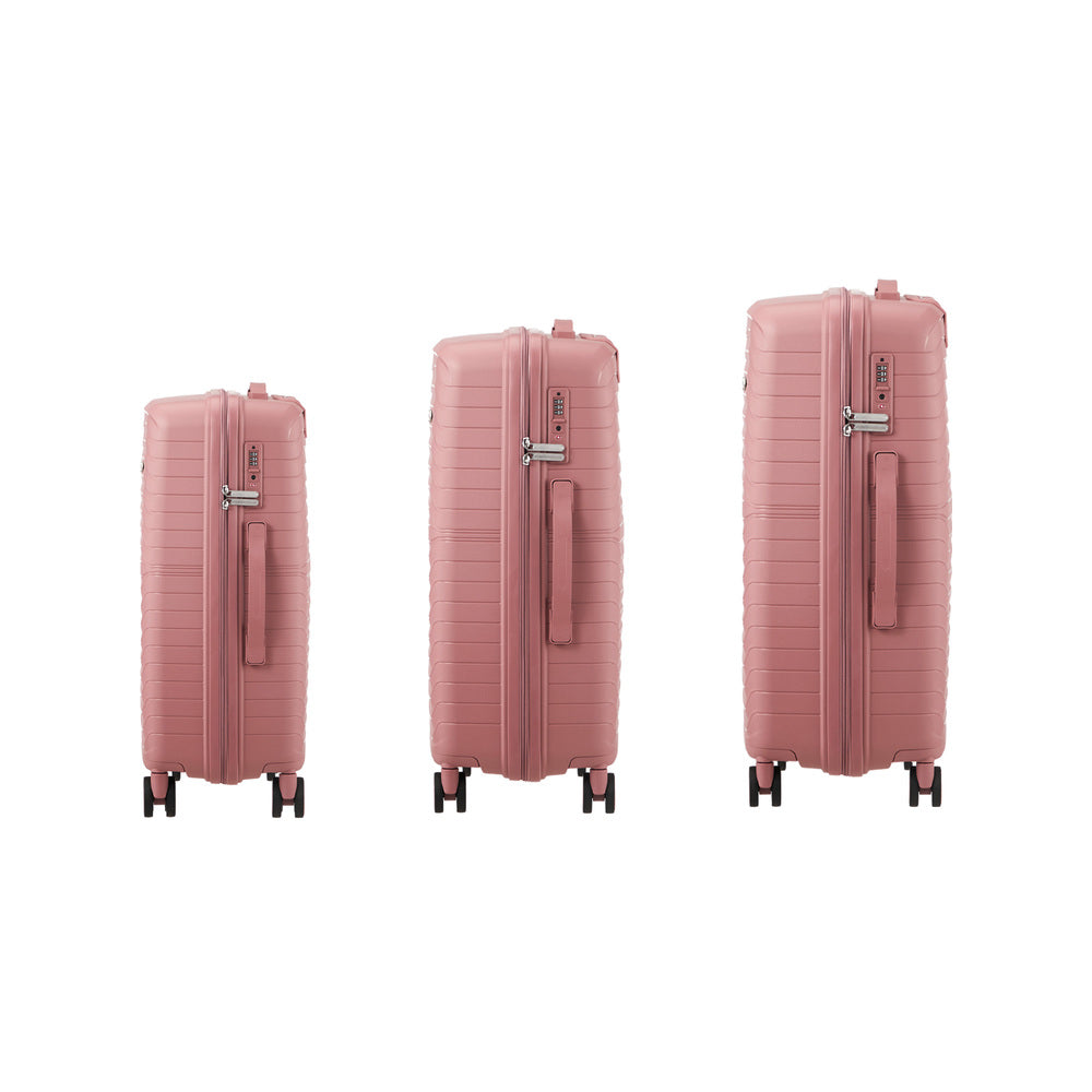 Mazam 3PCS Luggage Suitcase Set TSA Lock Pink PP Case-Luggage Sets-PEROZ Accessories