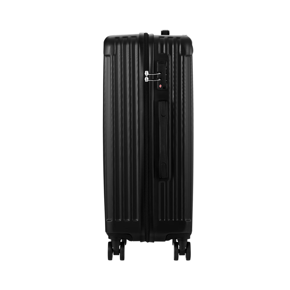 Mazam 28" Luggage Set Travel TSA Lock ABS Case Black-Luggage Sets-PEROZ Accessories