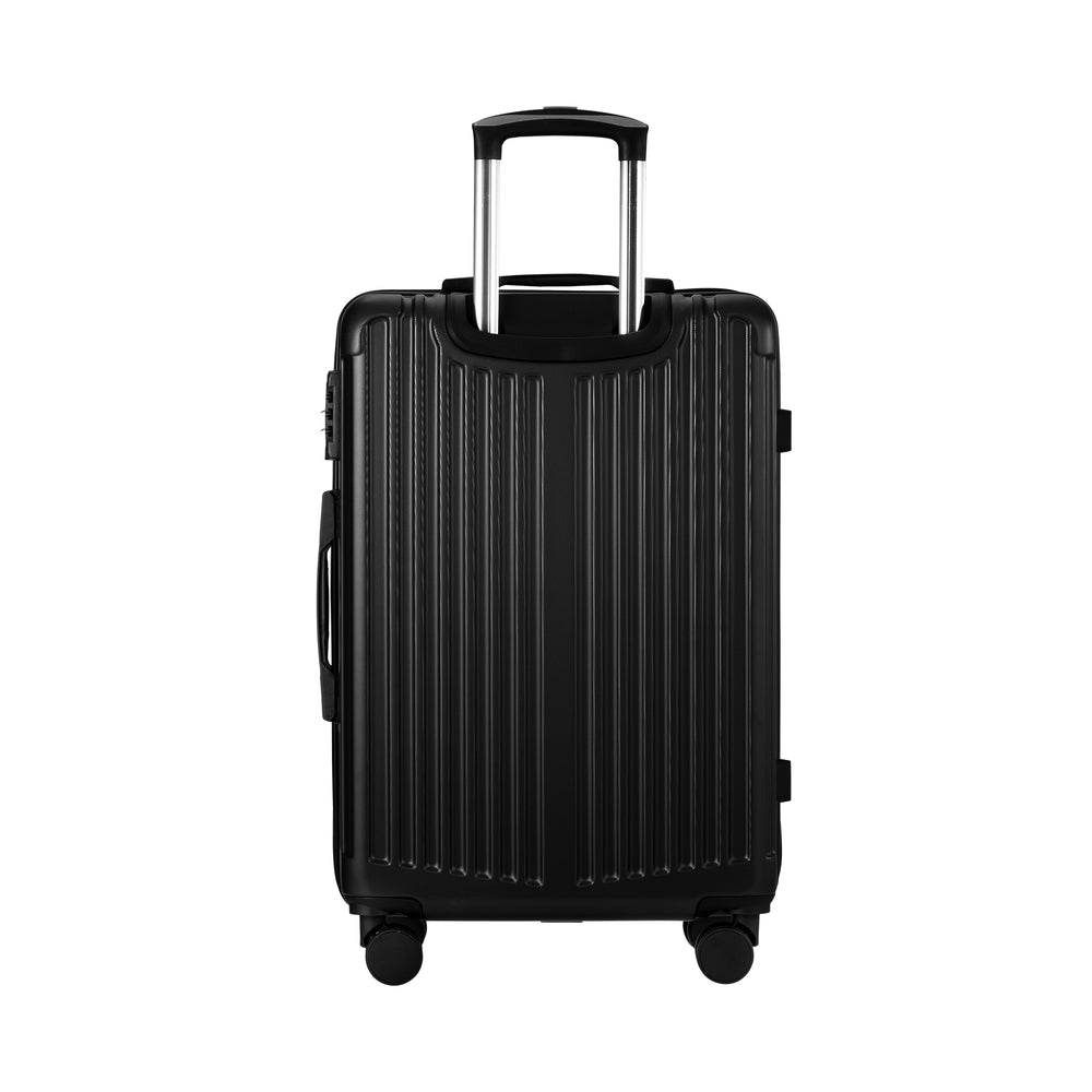 Mazam 28" Luggage Set Travel TSA Lock ABS Case Black-Luggage Sets-PEROZ Accessories