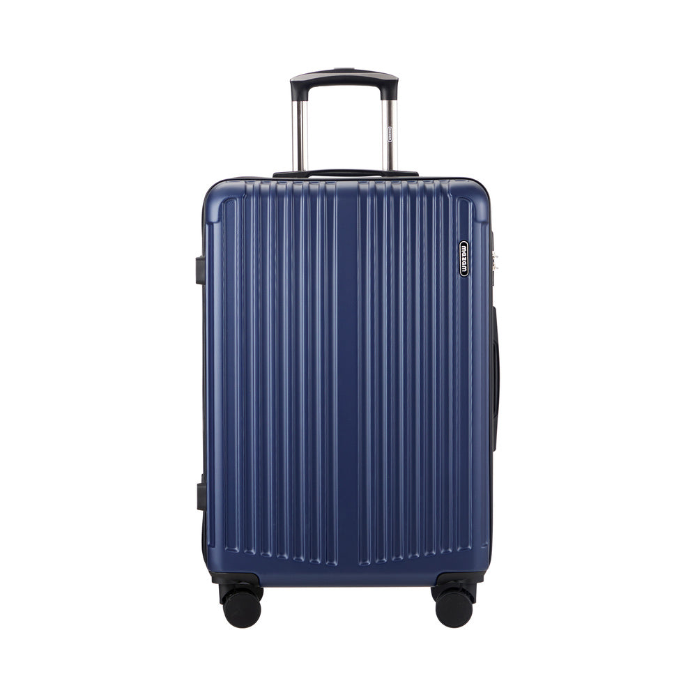 Mazam 28" Luggage Set Travel TSA Lock ABS Case Navy-Luggage Sets-PEROZ Accessories