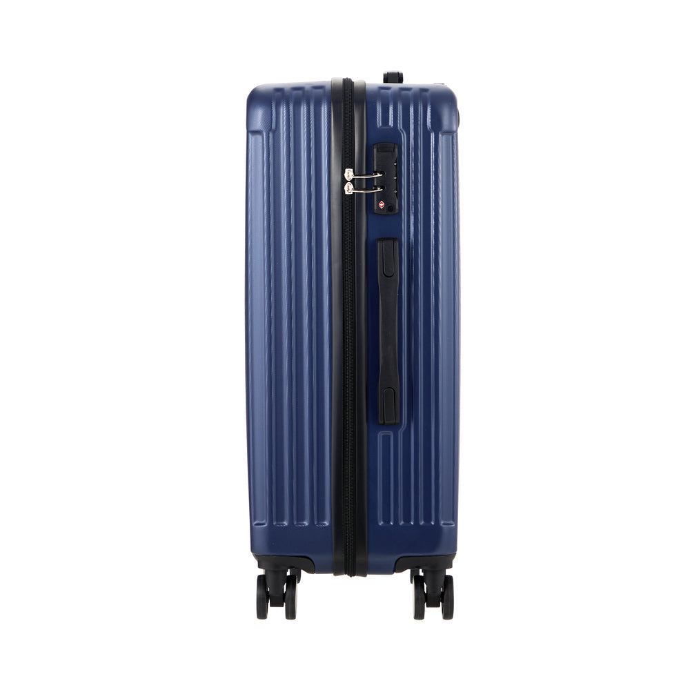 Mazam 28" Luggage Set Travel TSA Lock ABS Case Navy-Luggage Sets-PEROZ Accessories