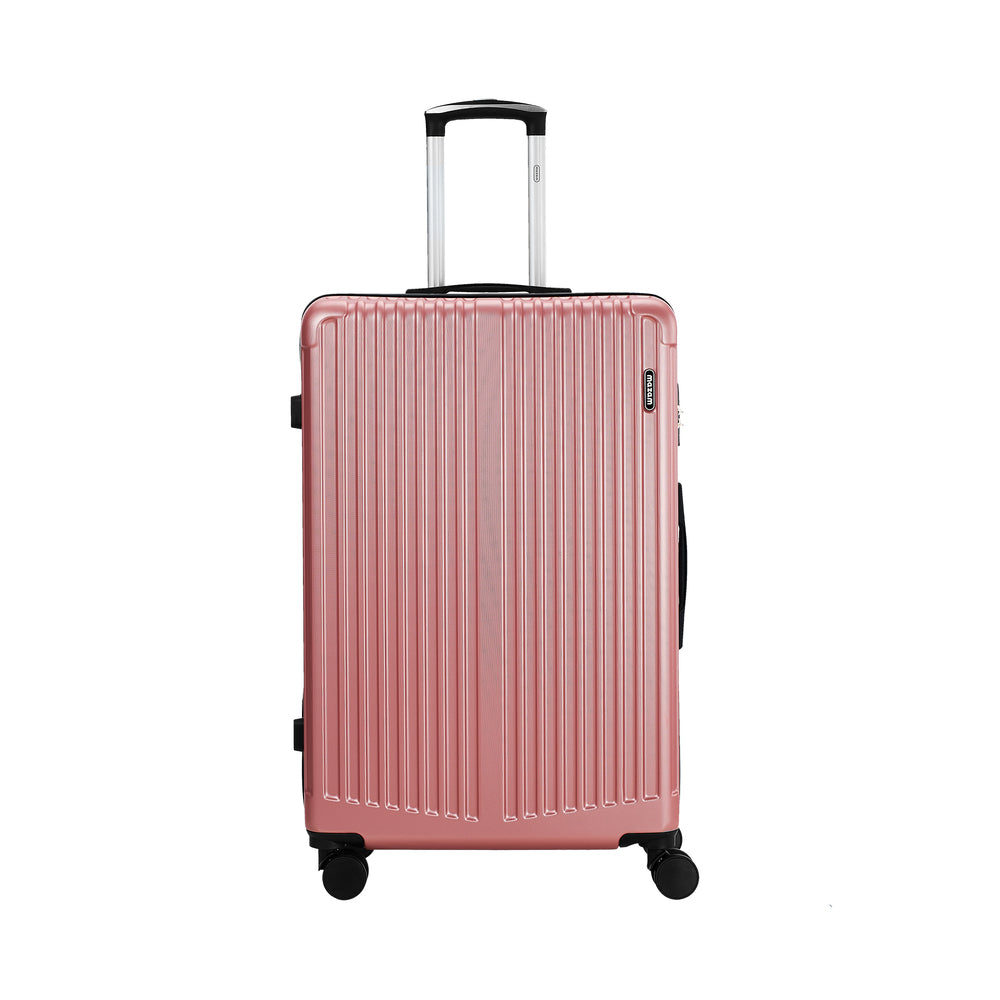 Mazam 28" Luggage Suitcase Trolley Set Travel TSA Lock ABS Case Pink-Luggage Setss-PEROZ Accessories