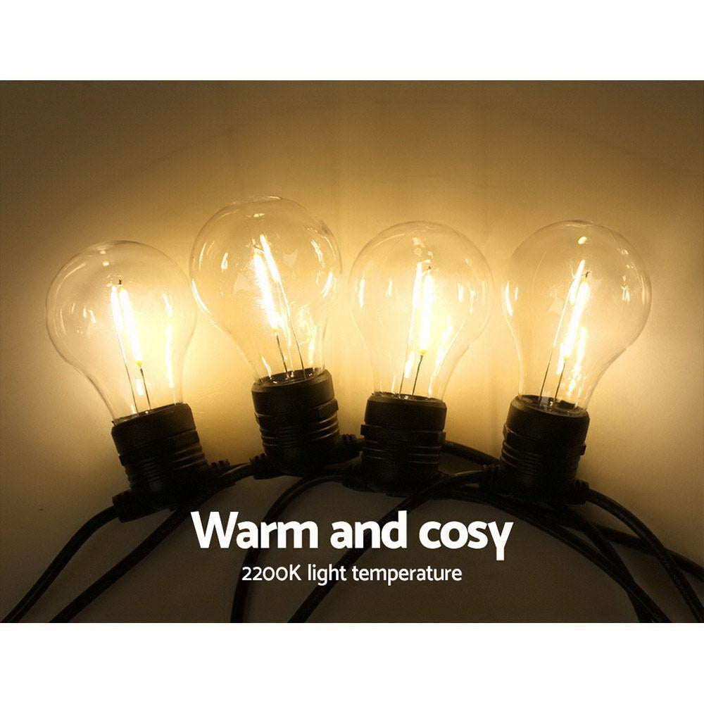 41m LED Festoon String Lights Outdoor Christmas Decorations Wedding Garden Party-Outdoor Lights-PEROZ Accessories