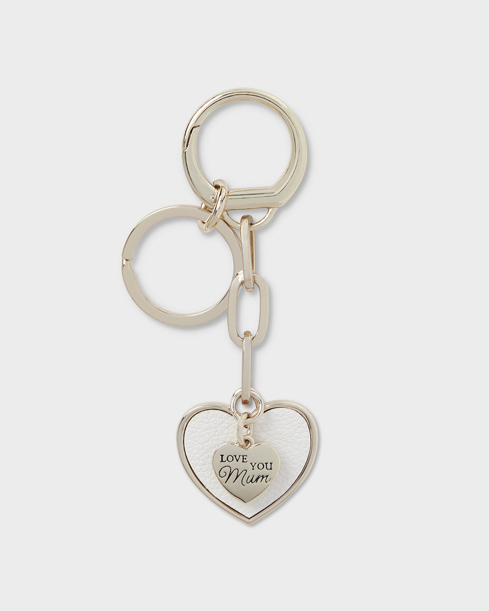 Love You Mum Heart Keychain-Accessories-PEROZ Accessories