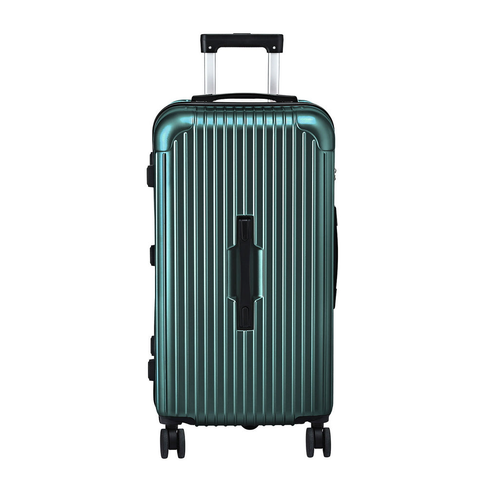 Wanderlite 28" Trunk Luggage Suitcase Travel 5 Wheels Type-C Port TSA Green-Electronics > Business & Home Security > Safes & Lock Boxes-PEROZ Accessories