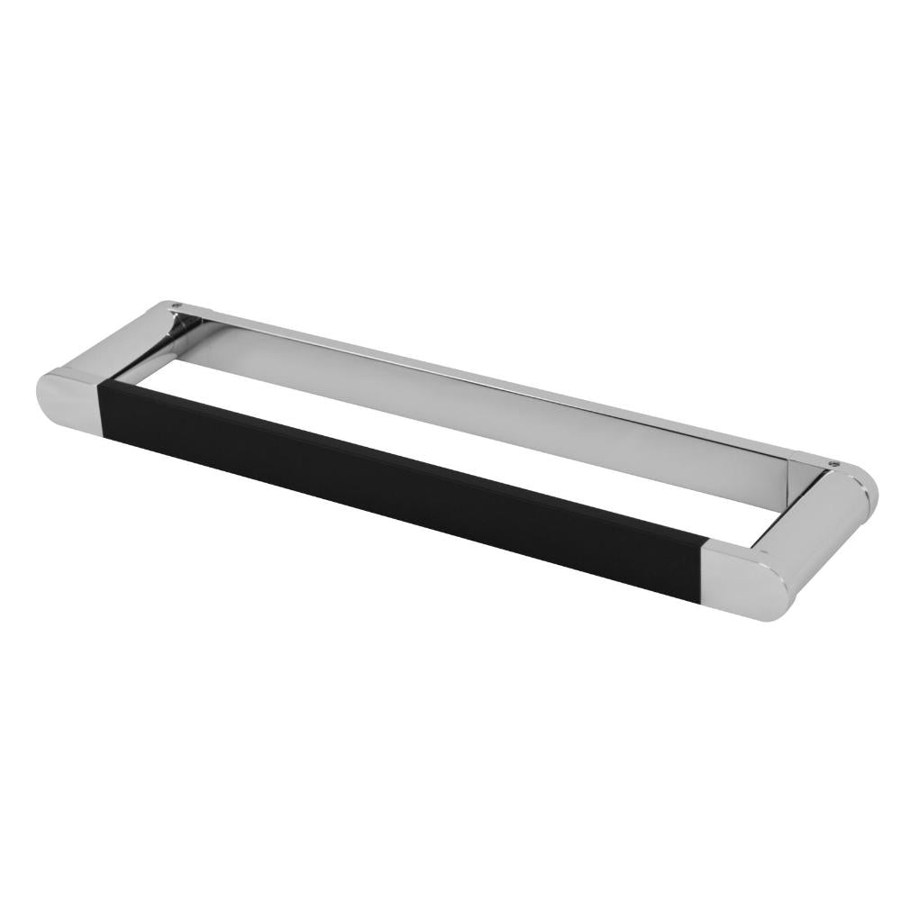 Single Towel Rail 345mm Rack Bar Holder Bathroom Accessories Chrome-Tower Ring-PEROZ Accessories