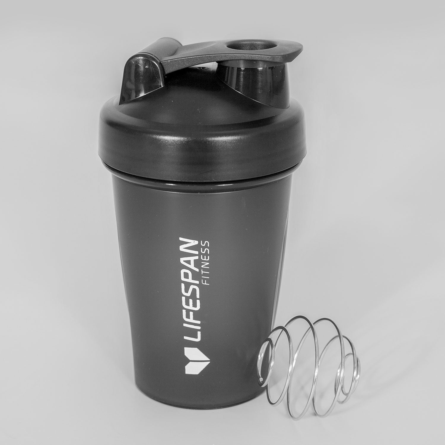 Lifespan Fitness Shaker Bottle 500ml in Black (Pack of 4)-Sports & Fitness > Exercise, Gym & Fitness > Gym Equipment & Accessories-PEROZ Accessories