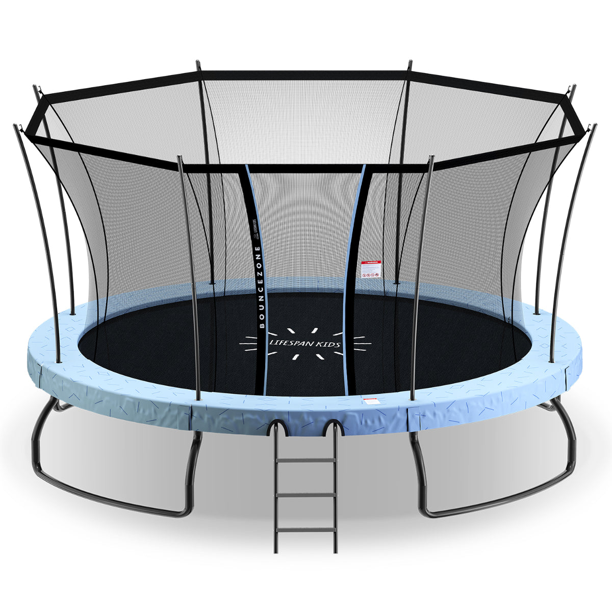 Lifespan Kids BounceZone Round Spring Trampoline - Extra Large-Sports & Fitness > Trampolines > Trampolines & Accessories-PEROZ Accessories