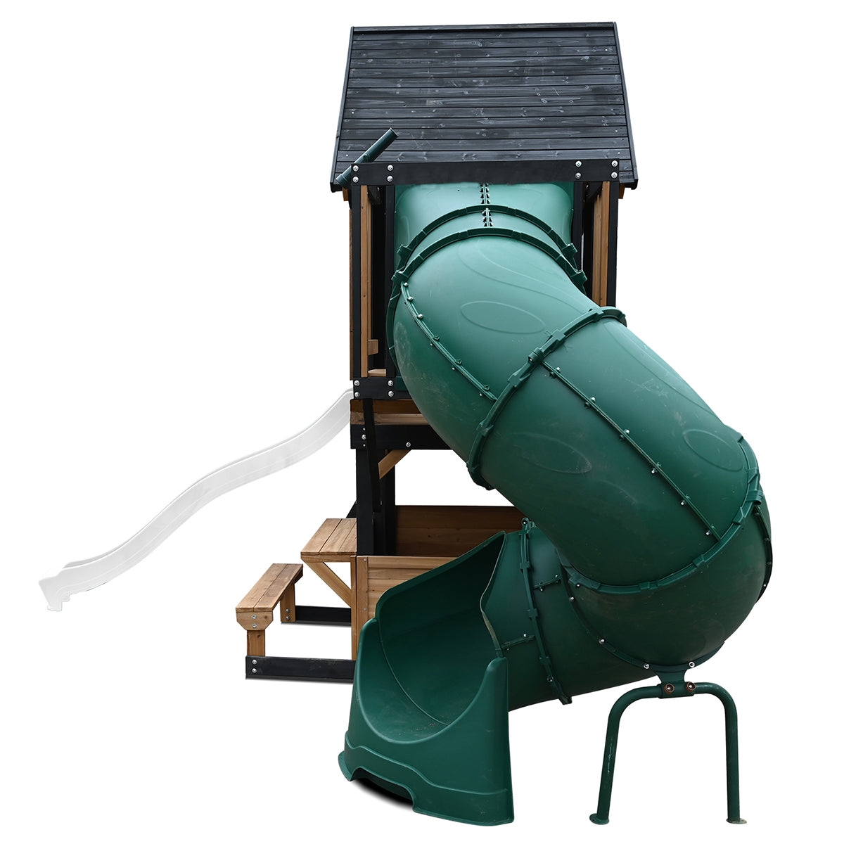 Lifespan Kids Claremont Swing Set & Play Centre with 2.2m Slide (White)-Baby & Kids > Baby & Kid&