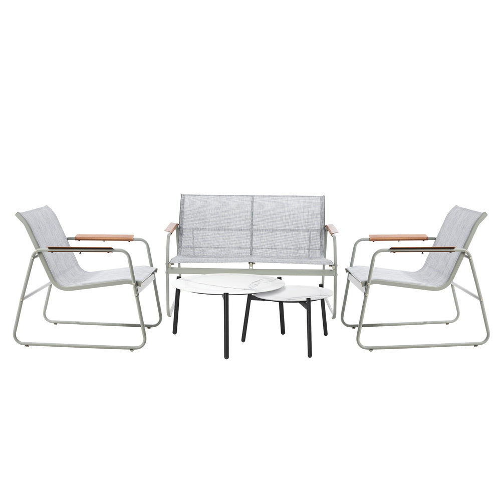 Livsip 4 Seater Outdoor Lounge Set Patio Coffee Table Set-Outdoor Patio Set-PEROZ Accessories